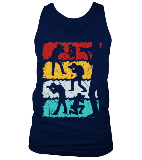 Photography Lover Vintage Retro Camera Tank Top Unisex