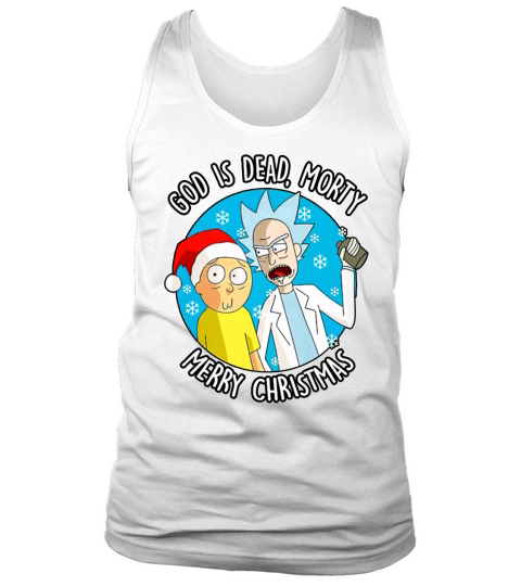 Rick &amp;amp;amp; Morty Merry Christmas T-Shirt Tank Top Unisex
