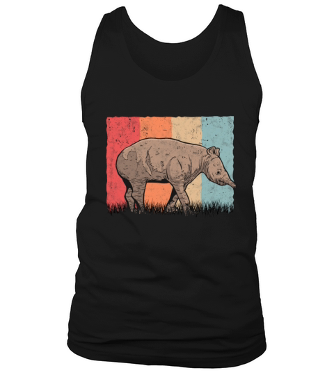 Tapir Retro Flatland Vintage Tank Top Unisex