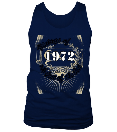 Vintage 1972 Birthday Saying Retro 50 Years Tank Top Unisex