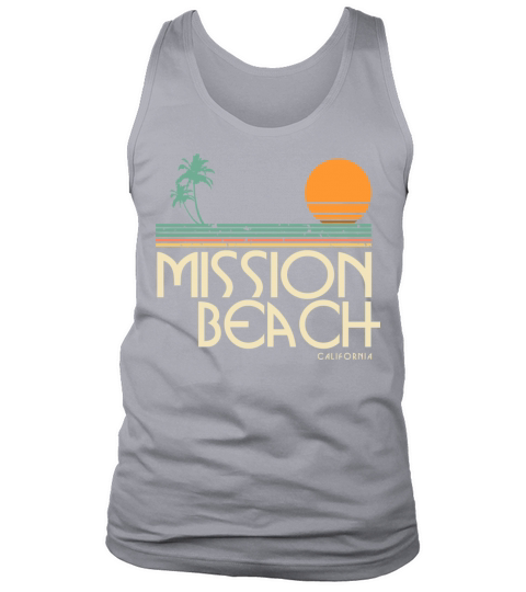 Vintage Mission Beach California Tank Top Unisex
