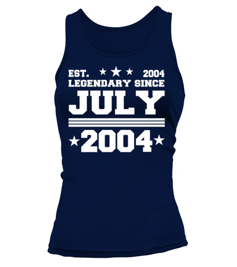 18th birthday July vintage 2004 gift idea Tank top Woman