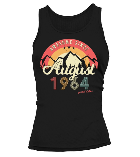 1964 August Vintage Tank top Woman