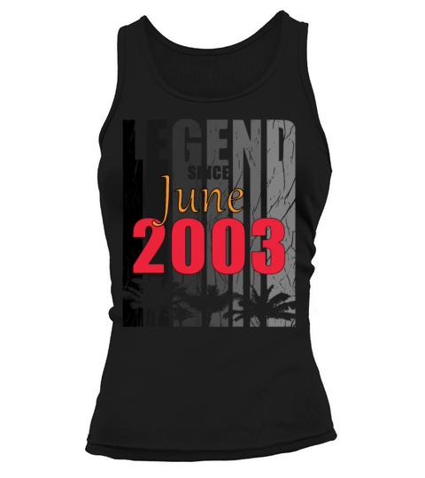 2003 vintage born in June gift Tank top Woman