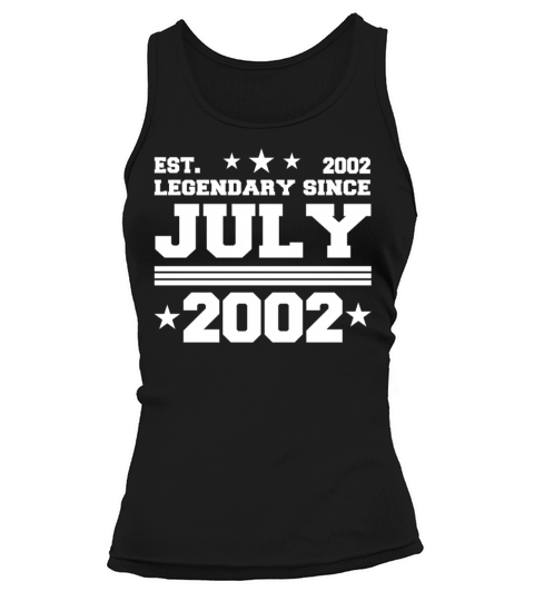 20th birthday July vintage 2002 gift idea Tank top Woman