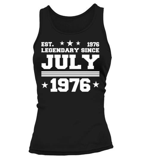 46th birthday July vintage 1976 gift idea Tank top Woman