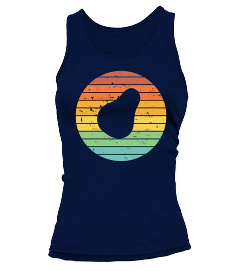 Avocado Vegan Lover Retro Veggie Diet Gift idea Tank top Woman