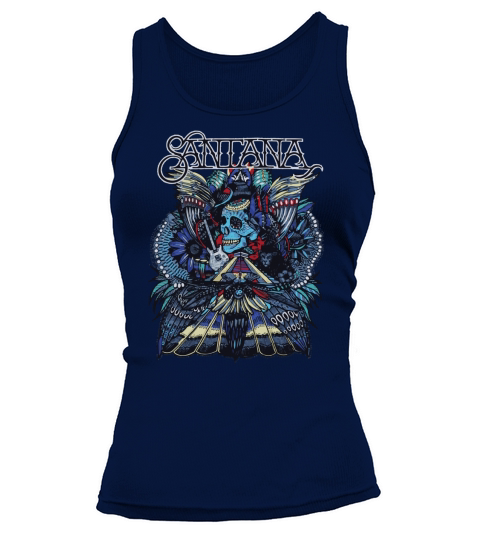 Carlos Santana Folk Skull Tank top Woman