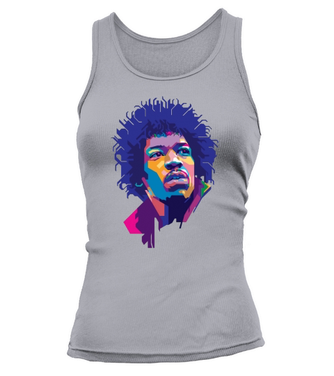 Color Jimi Hendrix Tank top Woman