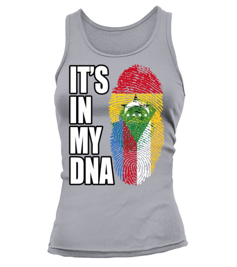 Ghanaian And Comoran Mix Heritage DNA Flag Tank top Woman