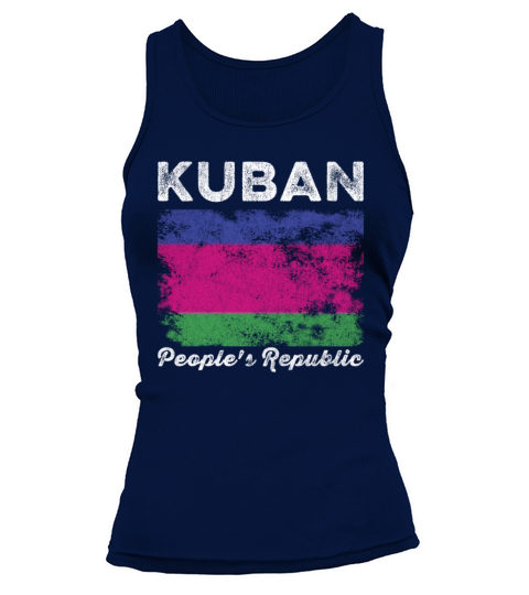 Kuban Peoples Republic Flag Distressed Tank top Woman