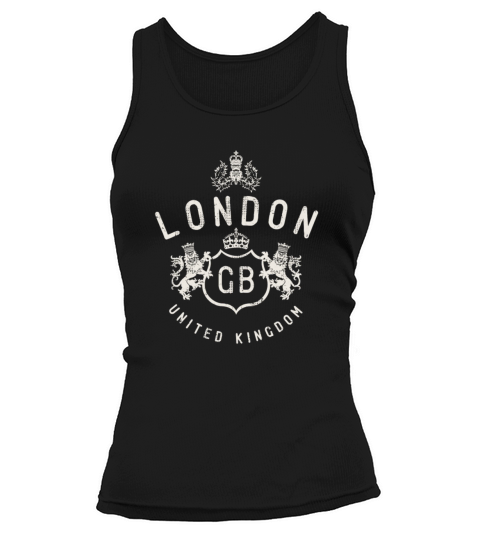 London Great Britain Vintage Crown Tank top Woman