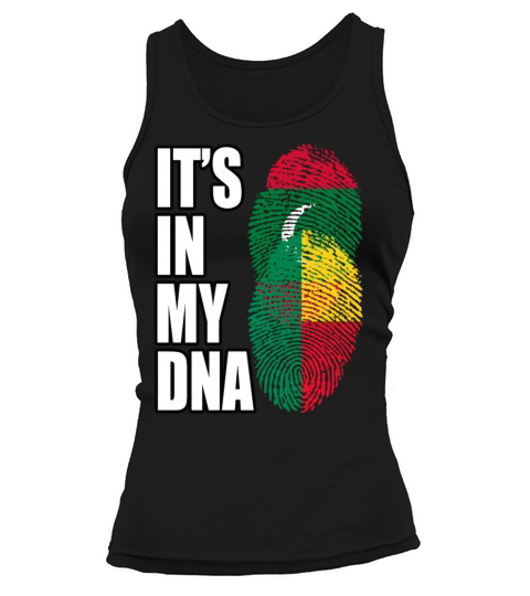 Maldivian And Benin Mix Heritage DNA Flag Tank top Woman