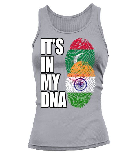 Maldivian And Indian Mix Heritage DNA Flag Tank top Woman