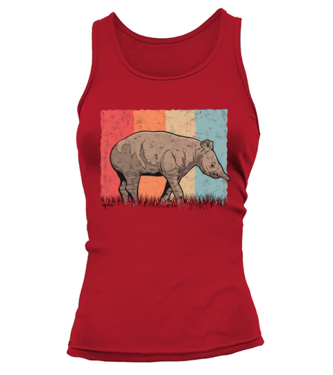 Tapir Retro Flatland Vintage Tank top Woman