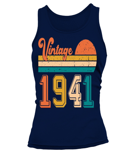 Vintage 1941 birthday gift Tank top Woman