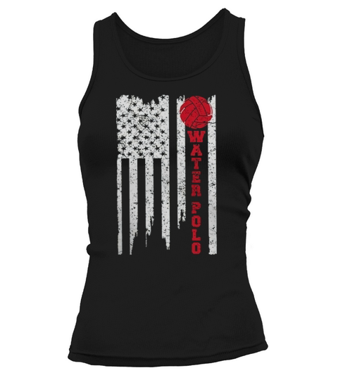 Vintage American Flag Water Polo Tank top Woman