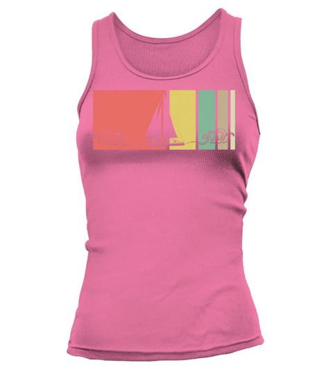 Vintage Sailboat Boat Ship Sailor Yacht Sailing Tank top Woman