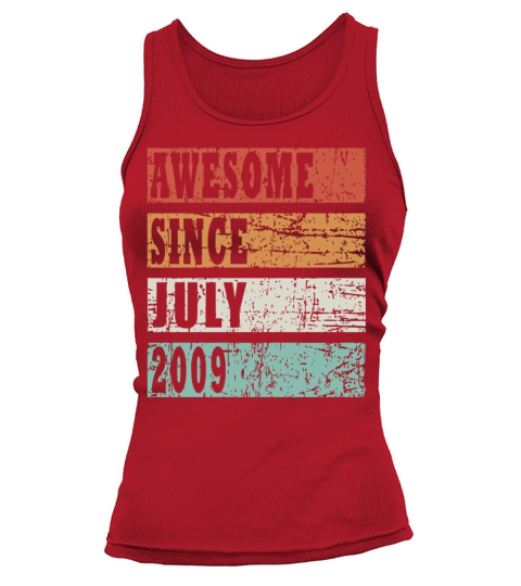 Year of construction 2009 July born gift idea Tank top Woman
