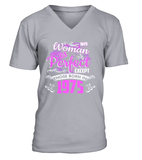 BIRTHDAY GIFT FOR MENWOMEN BORN IN 1975 V-Neck T-shirt