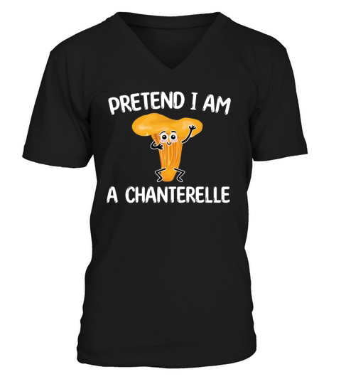 Chanterelle Halloween V-Neck T-shirt
