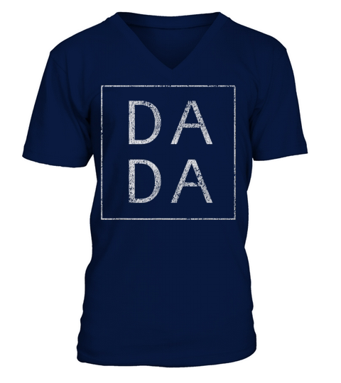 Distressed Dada Father’s Day shirt V-Neck T-shirt