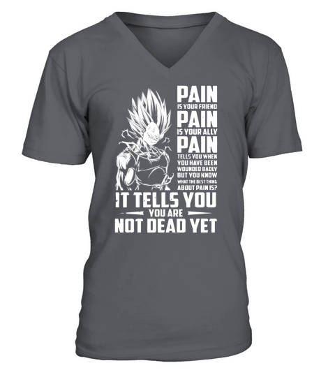 dragon ball super saiyan majin vegeta pain shirt T-Shirt V-Neck T-shirt
