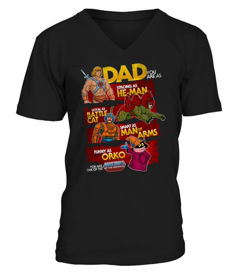 Father’s Day He-Man V-Neck T-shirt