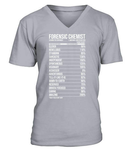 Forensic Chemist Daily Value V-Neck T-shirt