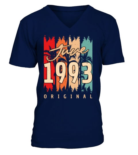 Retro 1993 June V-Neck T-shirt