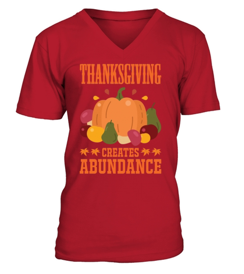Thanksgiving V-Neck T-shirt