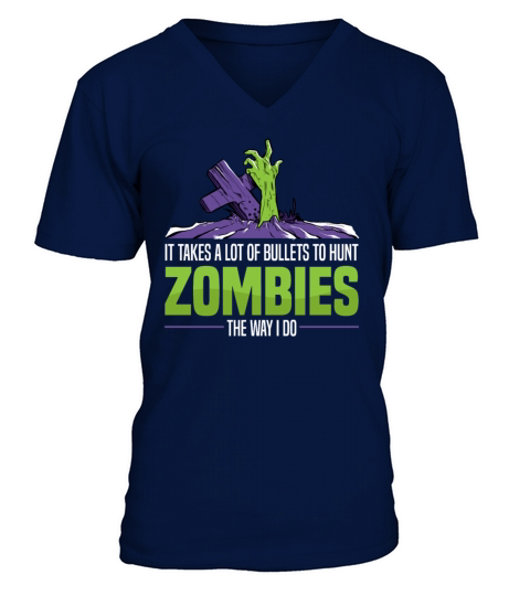 Zombies V-Neck T-shirt