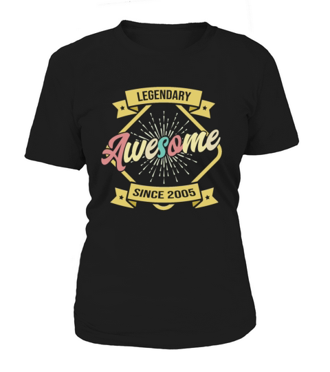 18th Birthday Gifts Vintage 2005 Awesome Sayings Women's T-Shirt