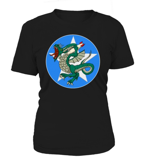 373rd Bomb Squadron Patch Vintage WWII Dragonsww2 Women's T-Shirt