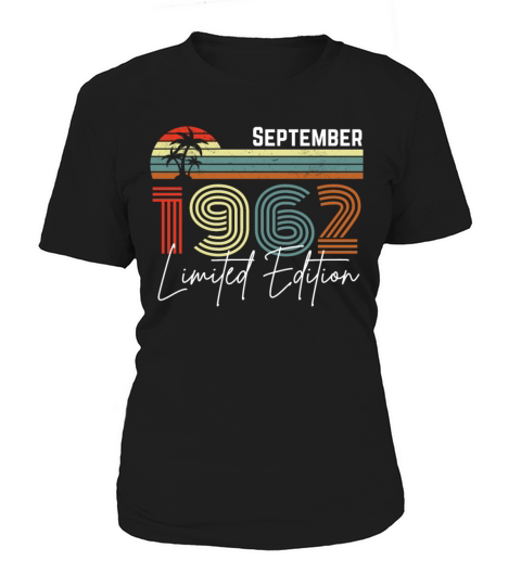 60 Years September 1962 Vintage Limited Edition Women's T-Shirt