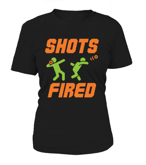 Shots Fired Funny Shot Put Track and Field Women's T-Shirt