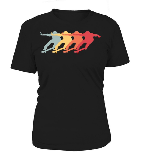Skateboard Skateboarder Kickflip Ollie Gift Women's T-Shirt