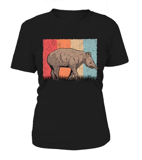 Tapir Retro Flatland Vintage Women's T-Shirt