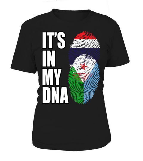 Thai And Djiboutian Vintage Heritage DNA Flag Women's T-Shirt