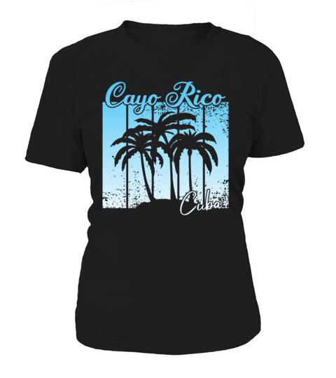vintage Cayo Rico Cuba sunset Women's T-Shirt