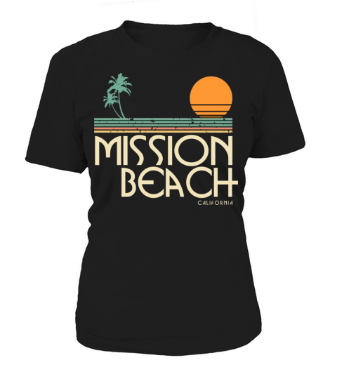 Vintage Mission Beach California Women's T-Shirt