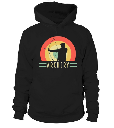 Archery Bow Hunting Vintage Longbow Hoodie Unisex