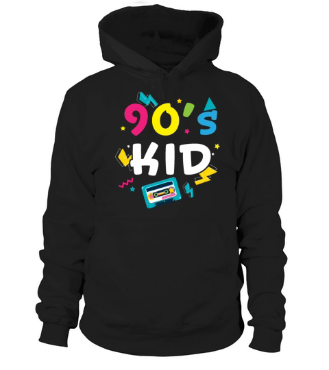 I Love The 90s 1990 Vintage Nineties 90s Kid Hoodie Unisex