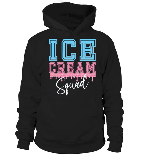 Ice Cream Squad Summer Family Quotes Birthday Hoodie Unisex