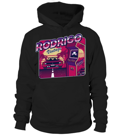 Rodrigo - Personalized Vintage Gamer 80s 90s Hoodie Unisex