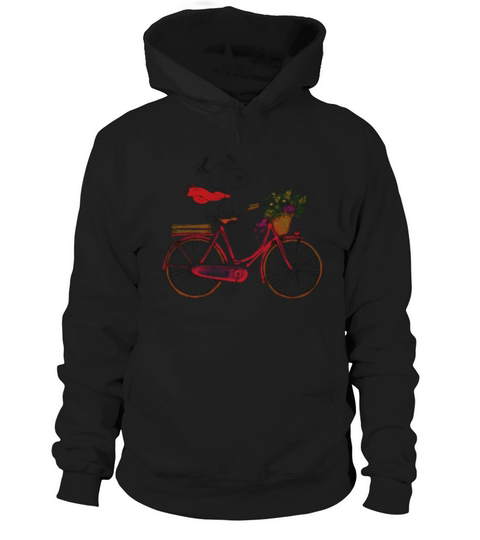 Snoopy riding bicycle Hoodie Unisex