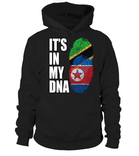Tanzanian And North Korean Vintage Heritage DNA Fl Hoodie Unisex
