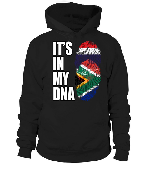 Thai And South African Vintage Heritage DNA Flag Hoodie Unisex