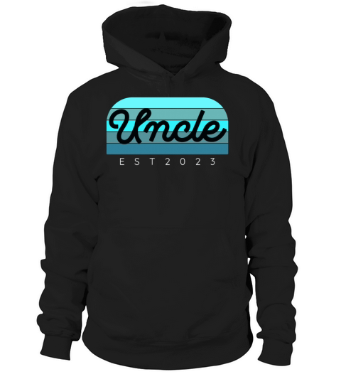 UNCLE Est 2023 hat Perfect gift retro vintage Hoodie Unisex