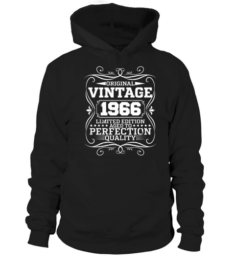 Vintage 1966 Original Limited Edition Hoodie Unisex